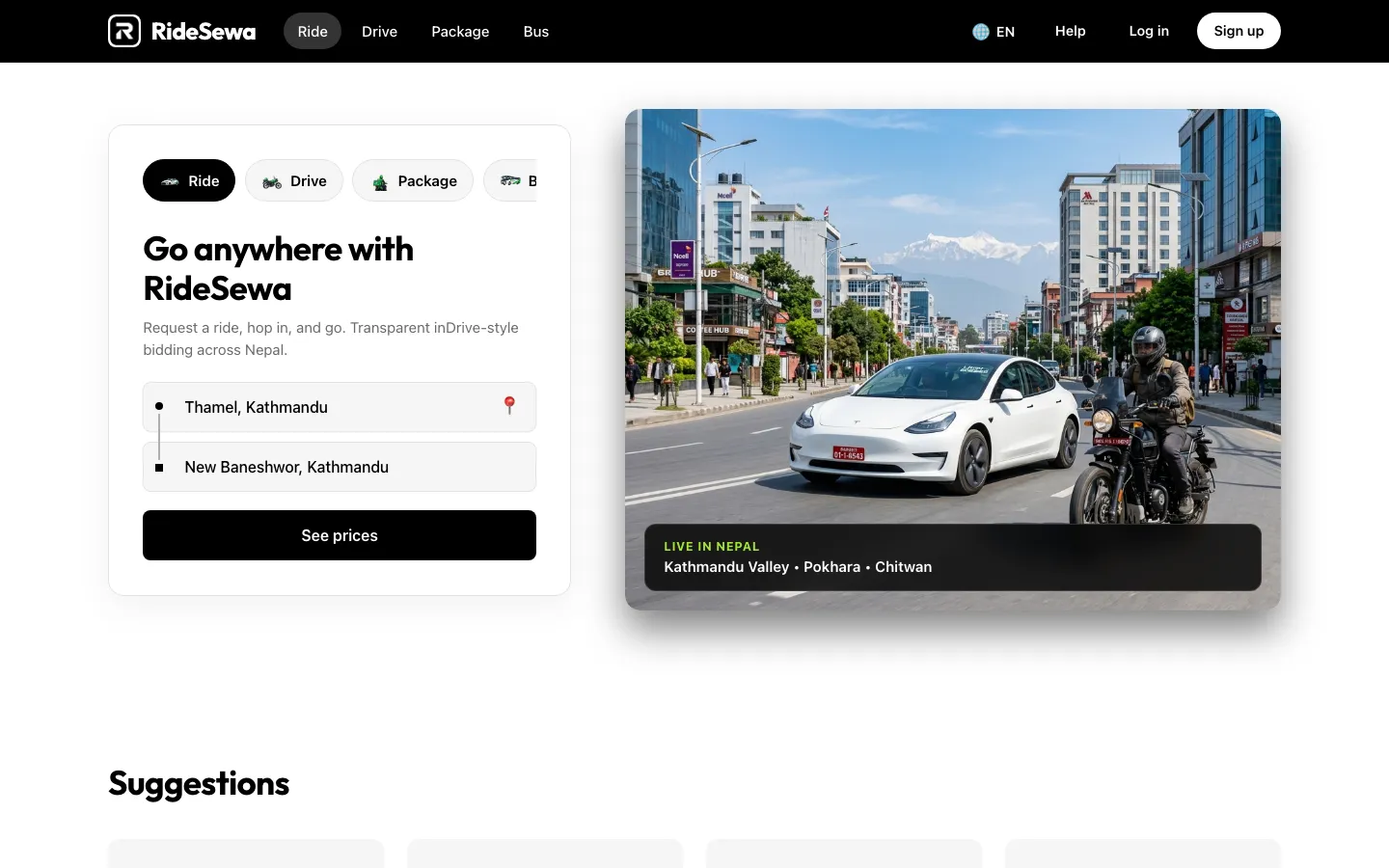 RideSewa Smart Mobility